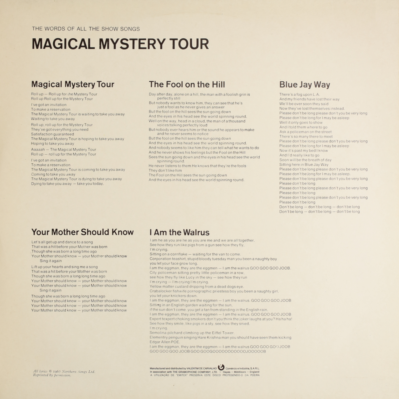 Magical Mystery Tour