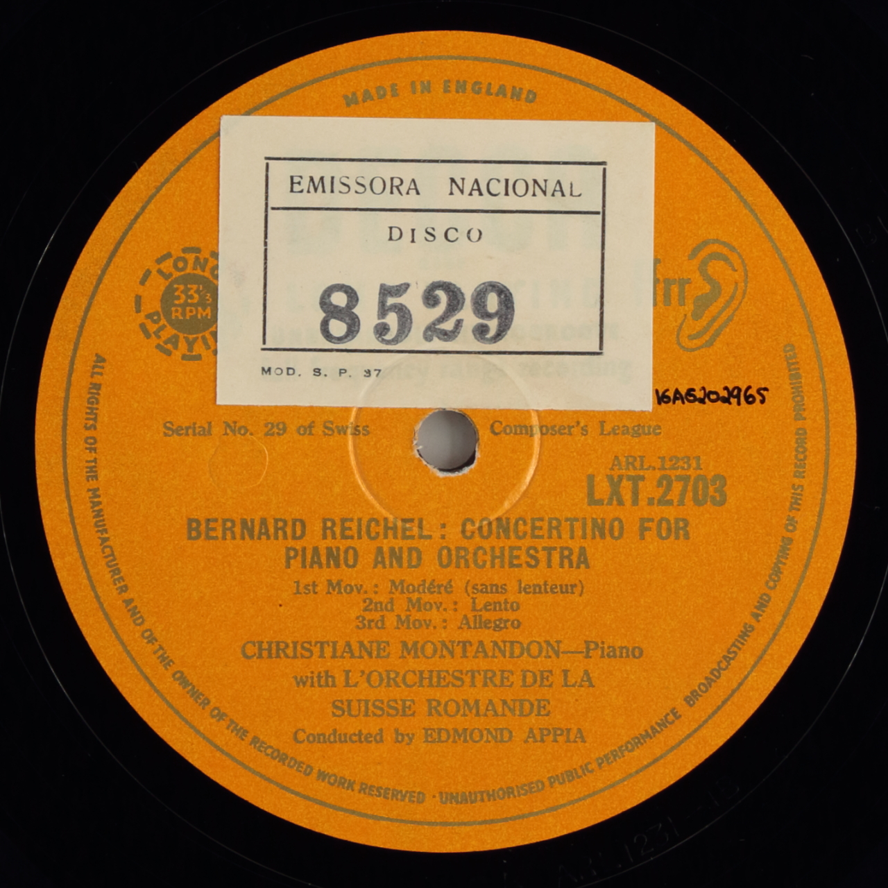 Beck: Concerto for Viola & Orchestra / Reichel: Concertino for Piano & Orchestra