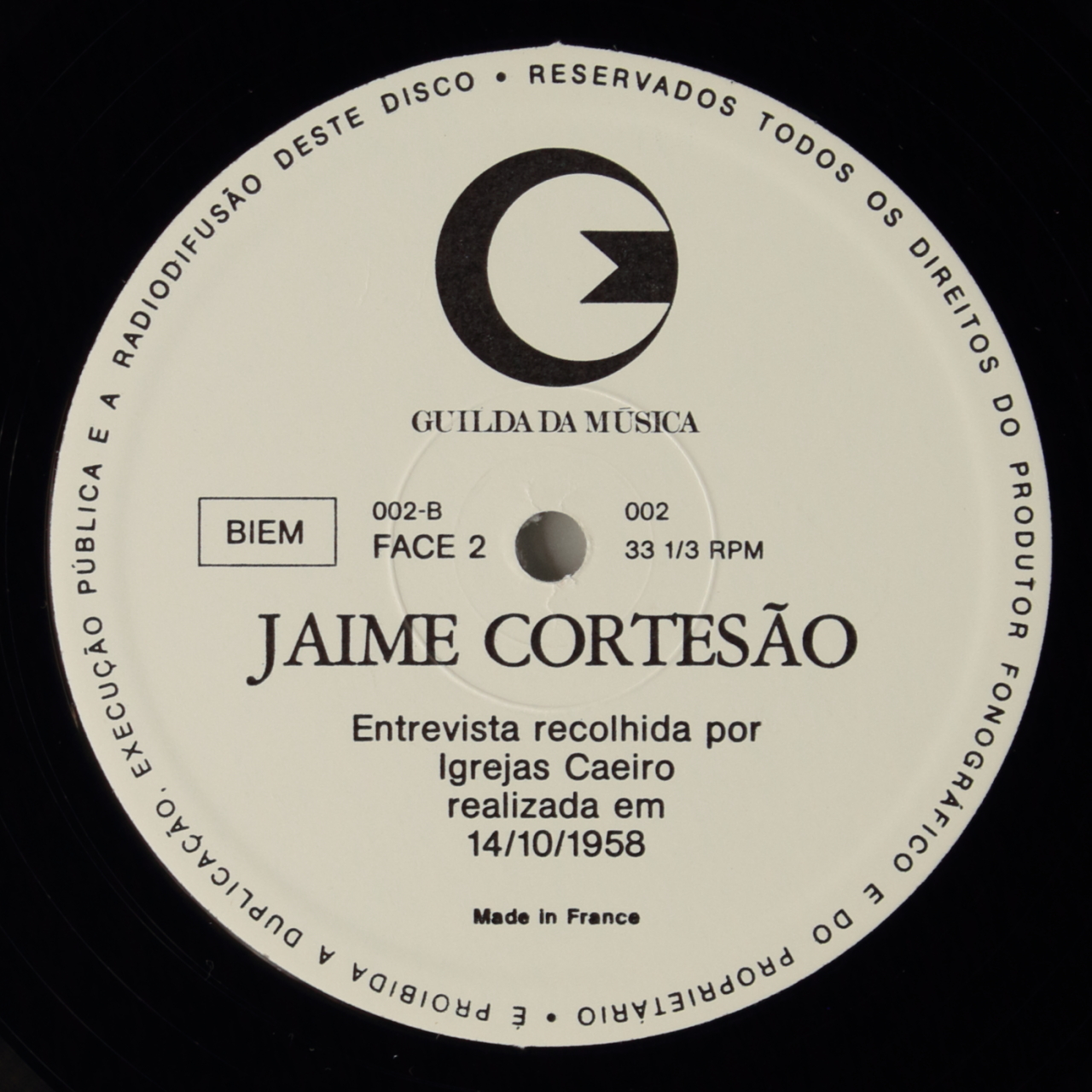 Entrevista 3: Jaime Cortesão