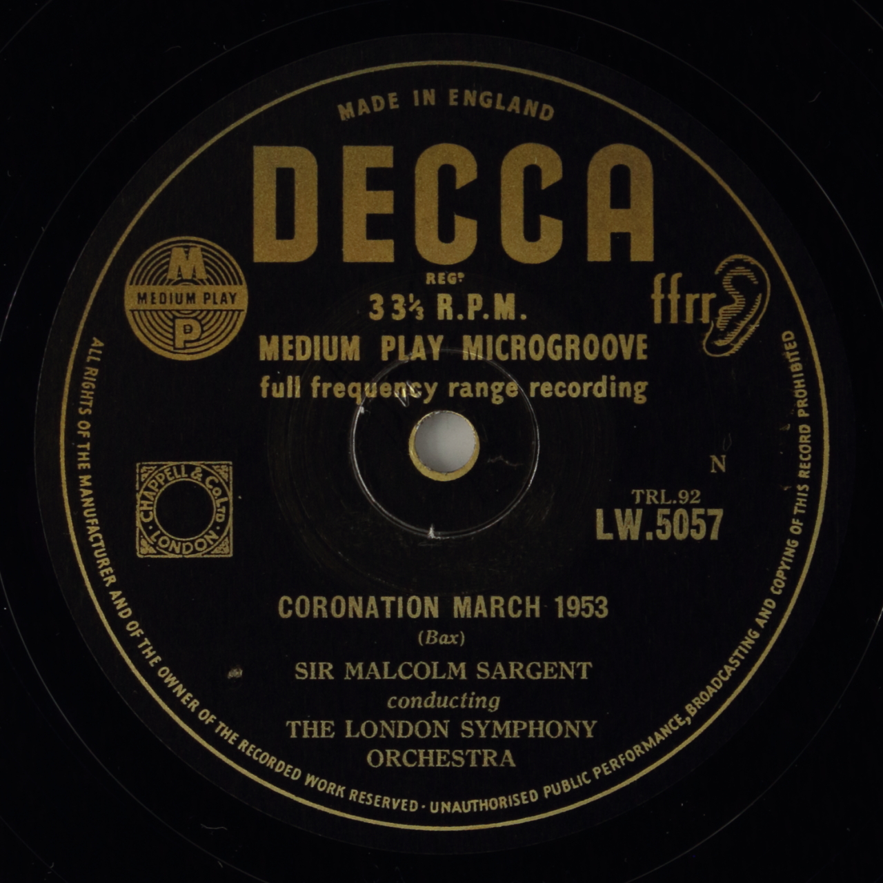 Walton: Orb and Sceptre Coronation March / Bax: Coronation March