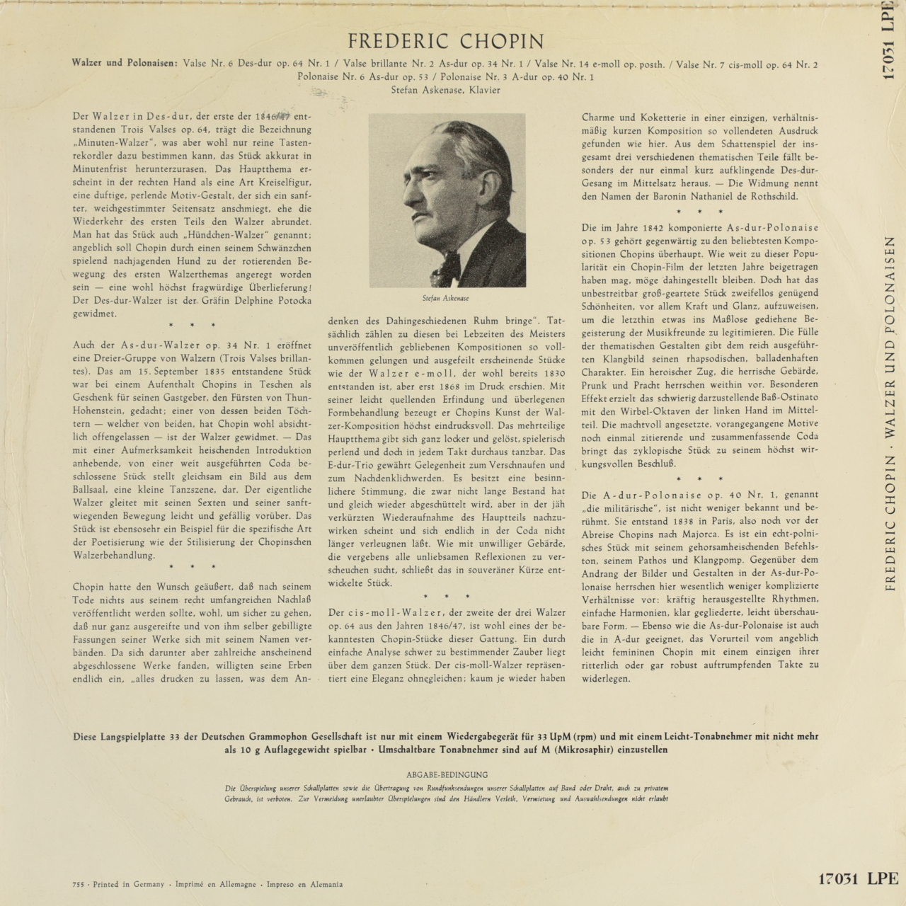 Chopin: Walzer und Polonaisen