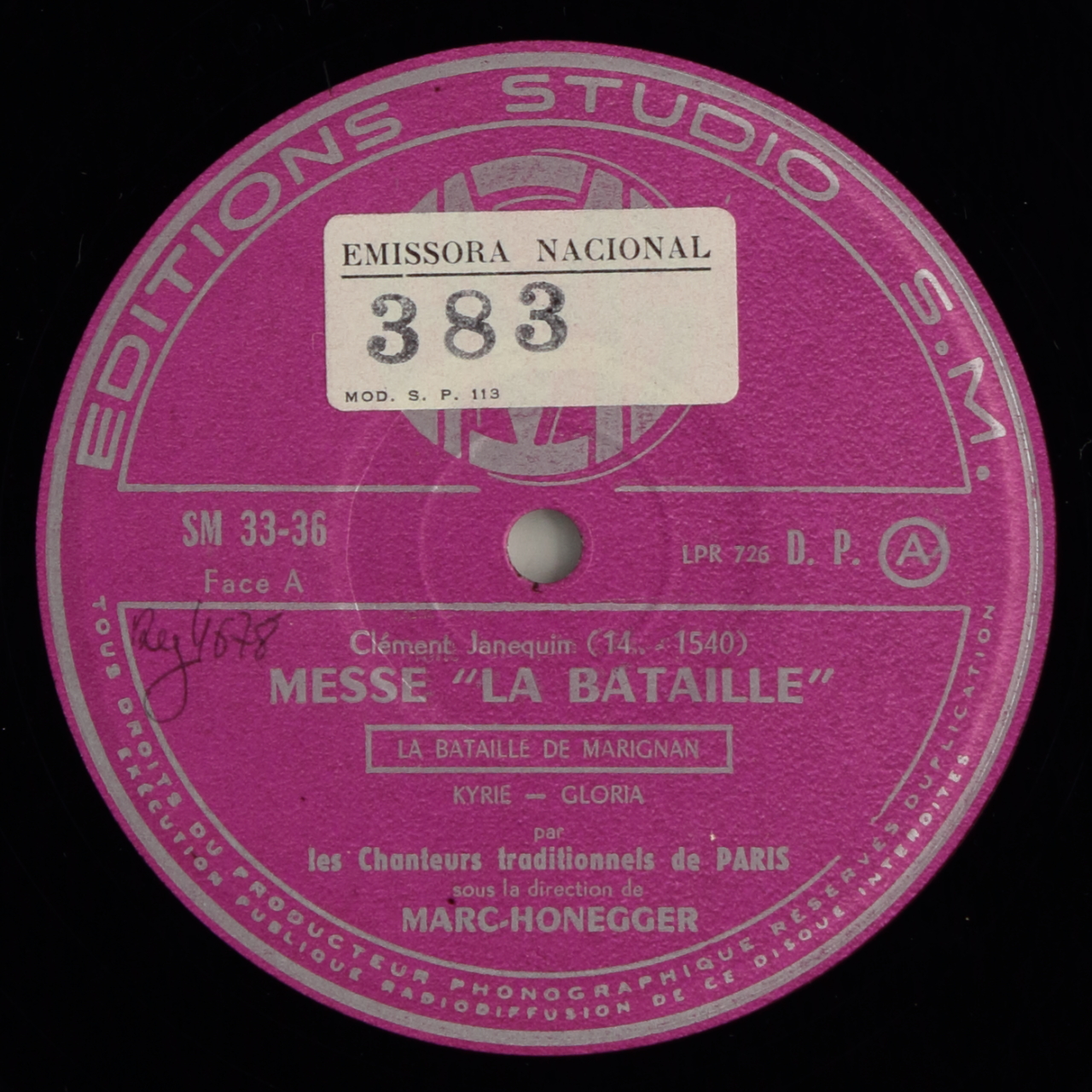 Janequin: Messe La Bataille