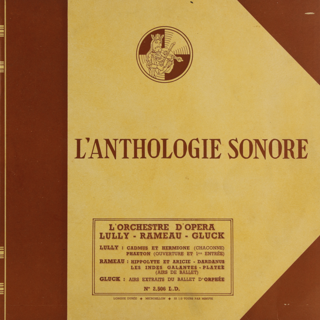 Lorchestre dopéra, de Lully et Rameau a Gluck
