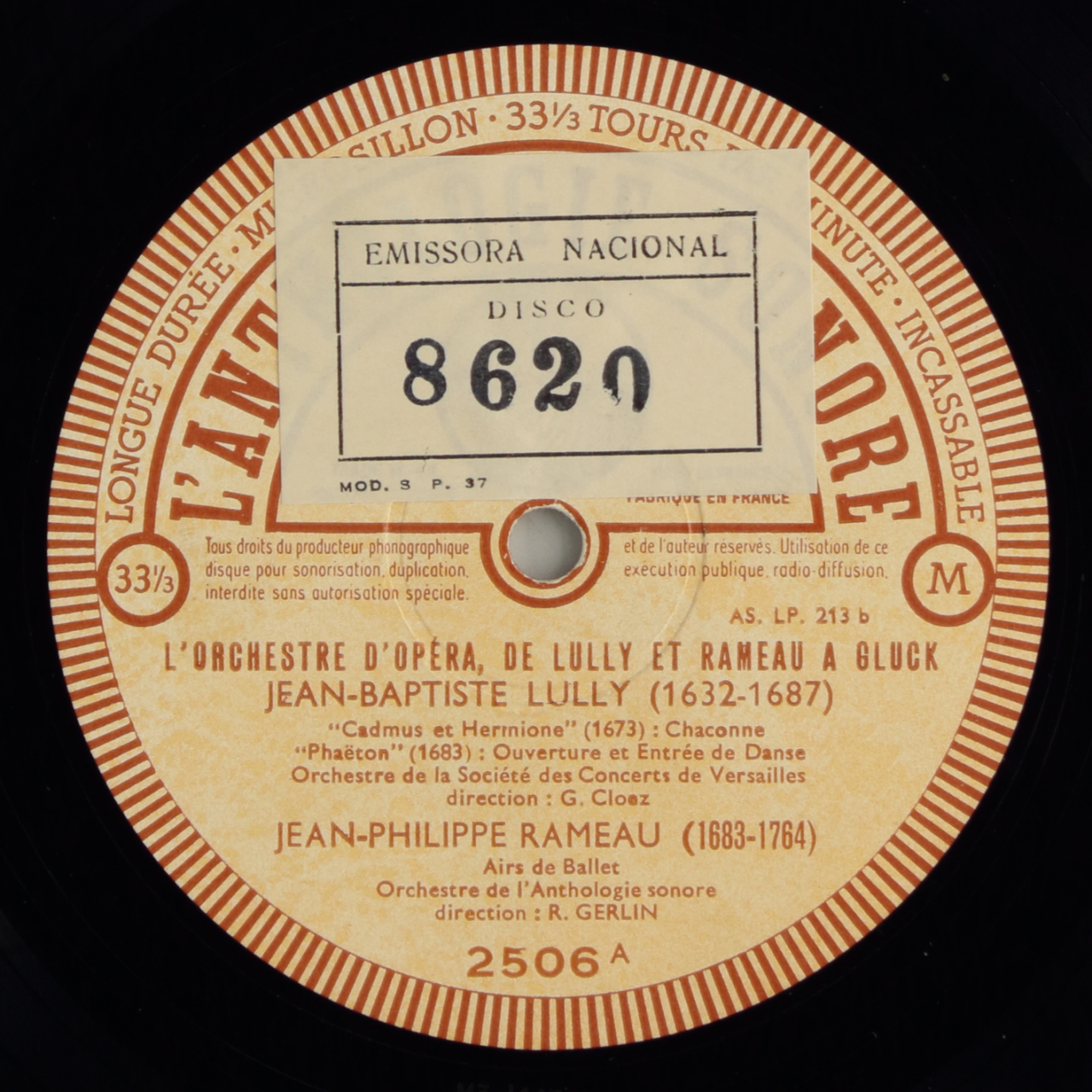 Lorchestre dopéra, de Lully et Rameau a Gluck