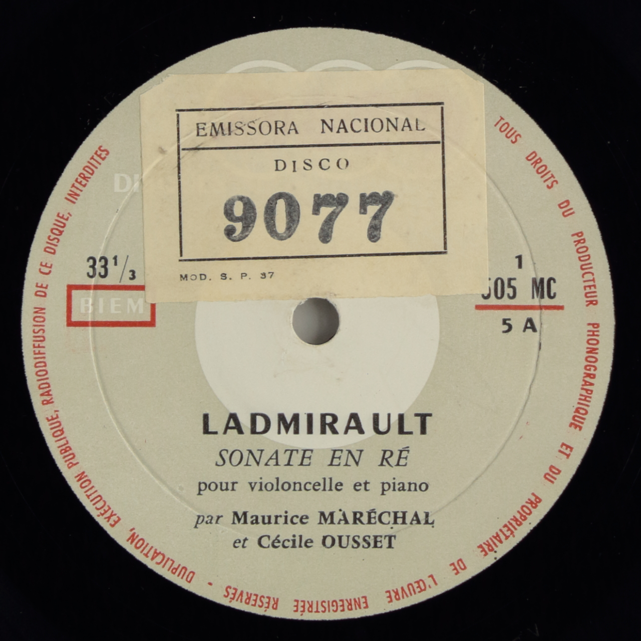 Ladmirault: Sonata en Ré / DHervelois: Suite en Ré / Rameau: Cortège dEglé