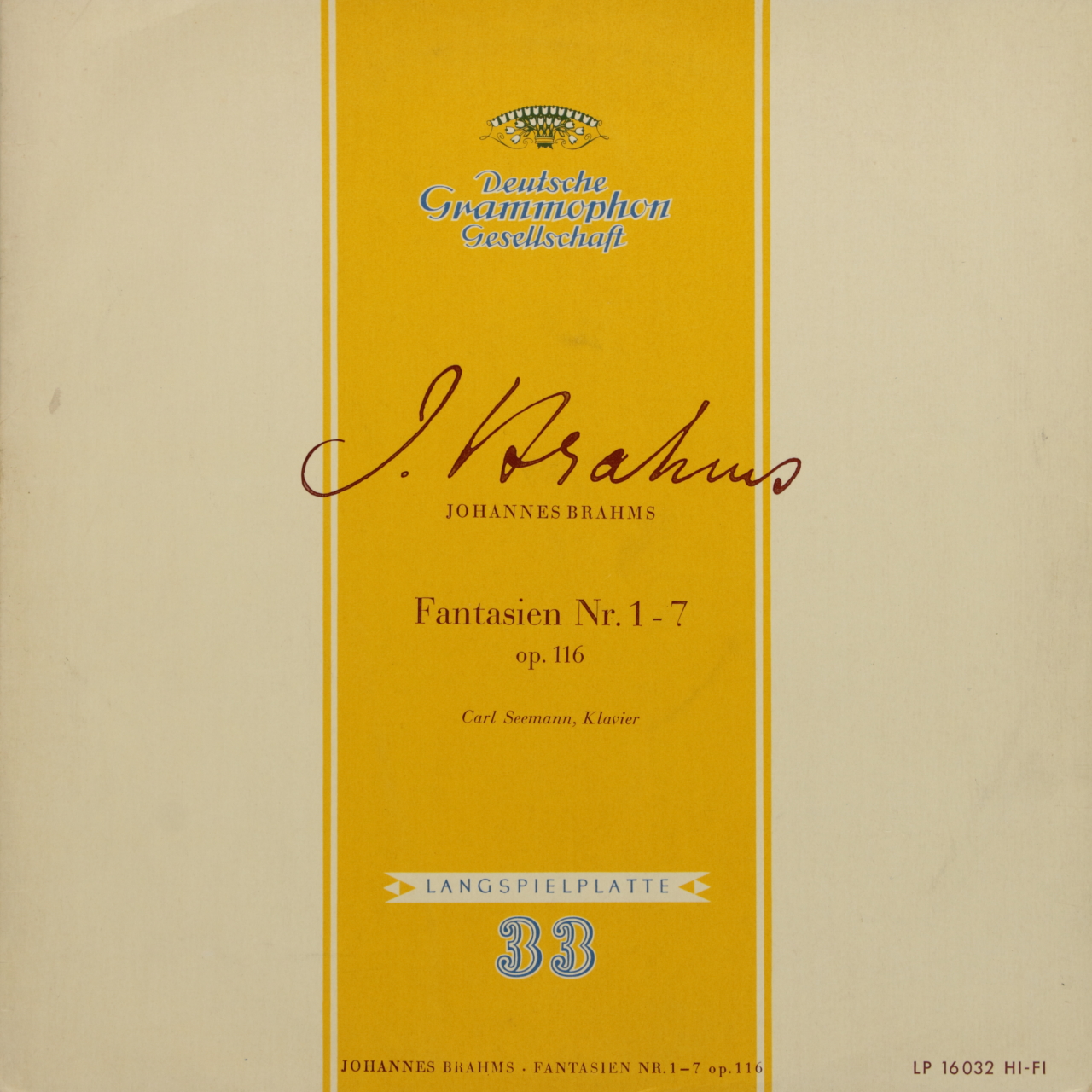 Brahms: Fantasien Nr. 1-7 op. 116