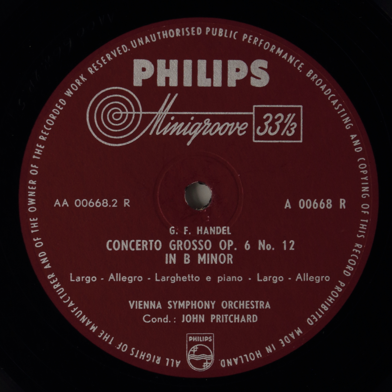 Corelli: Concerto Grosso / Manfredini: Christmas Symphony / Handel: Concerto Grosso