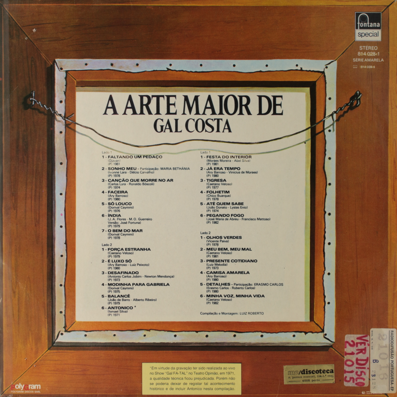 A arte maior de Gal Costa