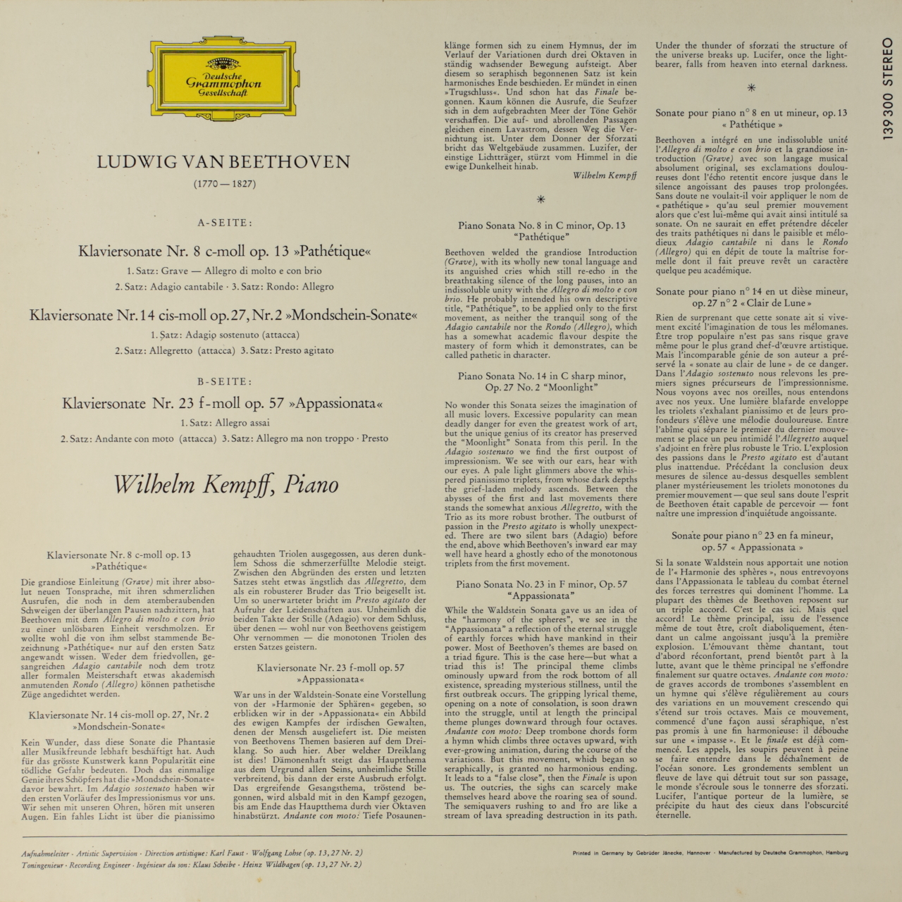 Beethoven: Sonaten