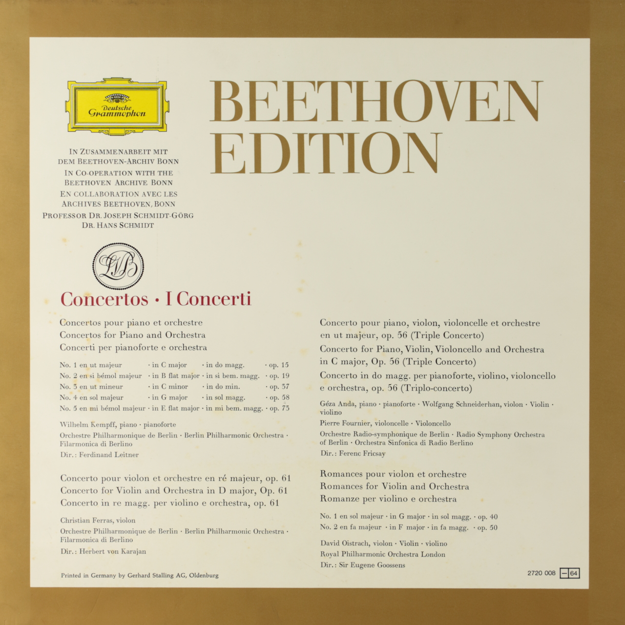 Beethoven: Concertos