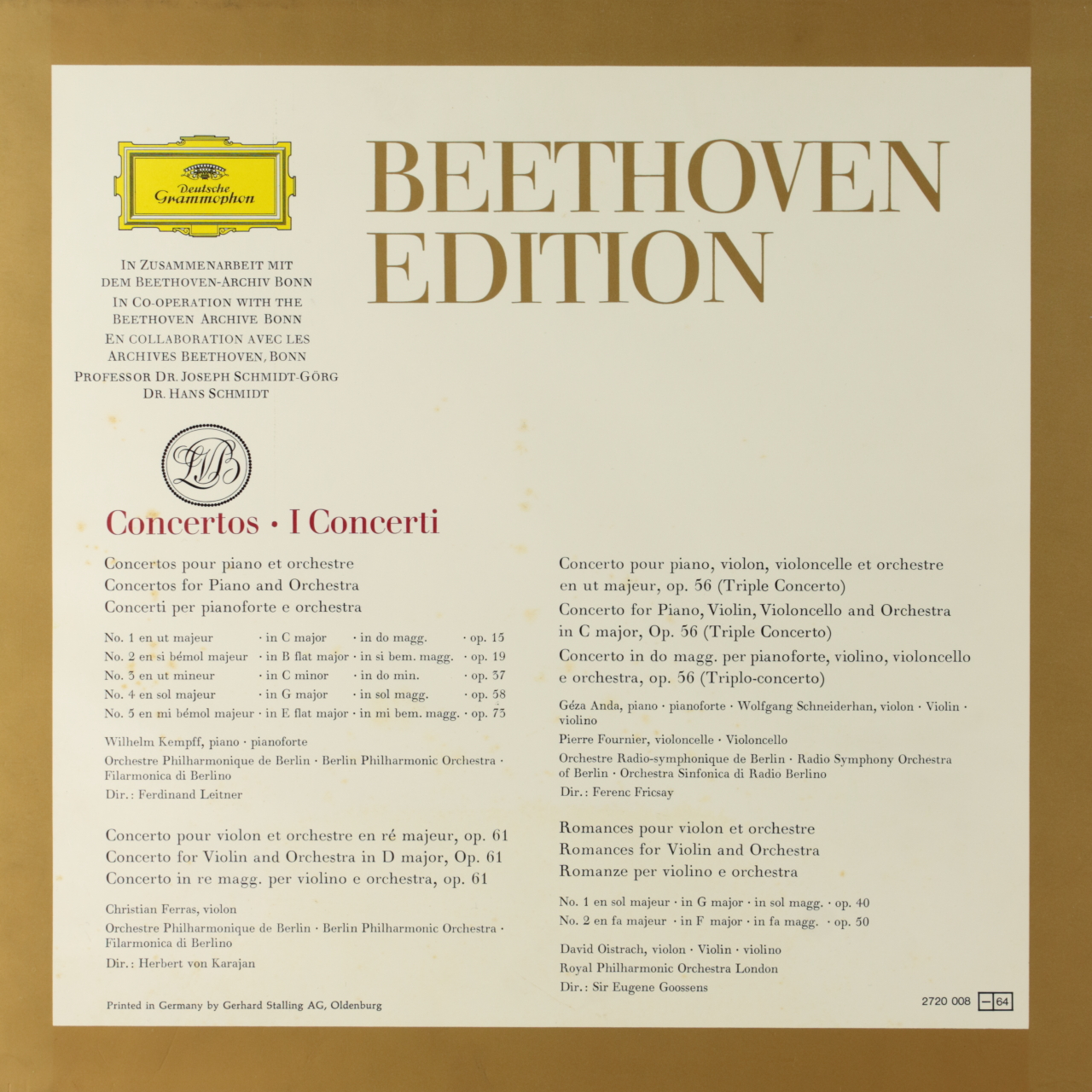 Beethoven: Concertos