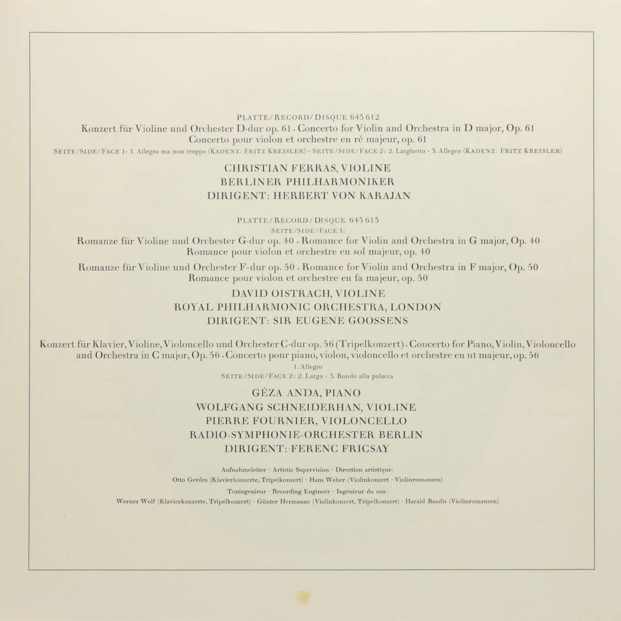 Beethoven: Concertos