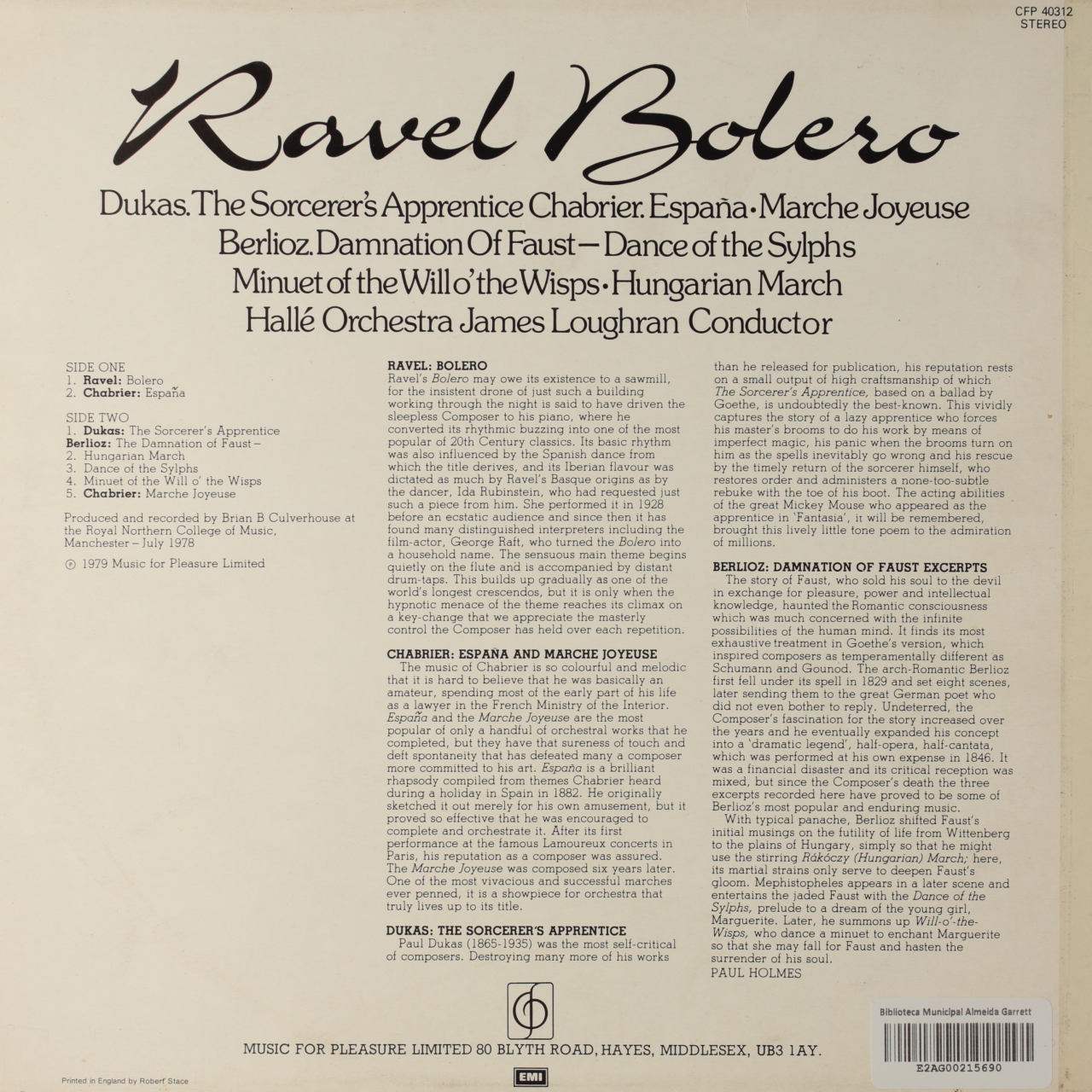 Ravel: Bolero