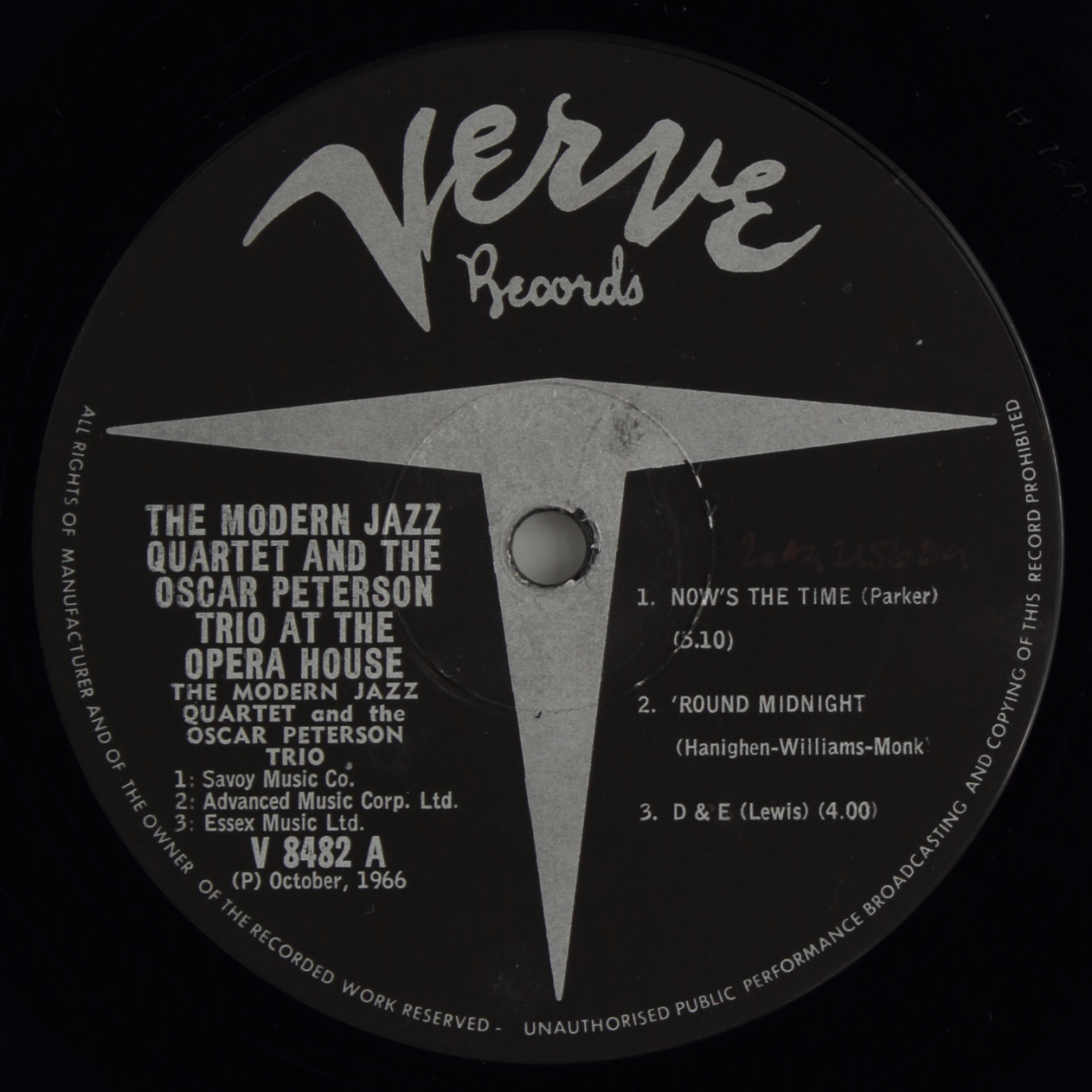 The Modern Jazz Quartet and The Oscar Peterson Trio at the Opera House