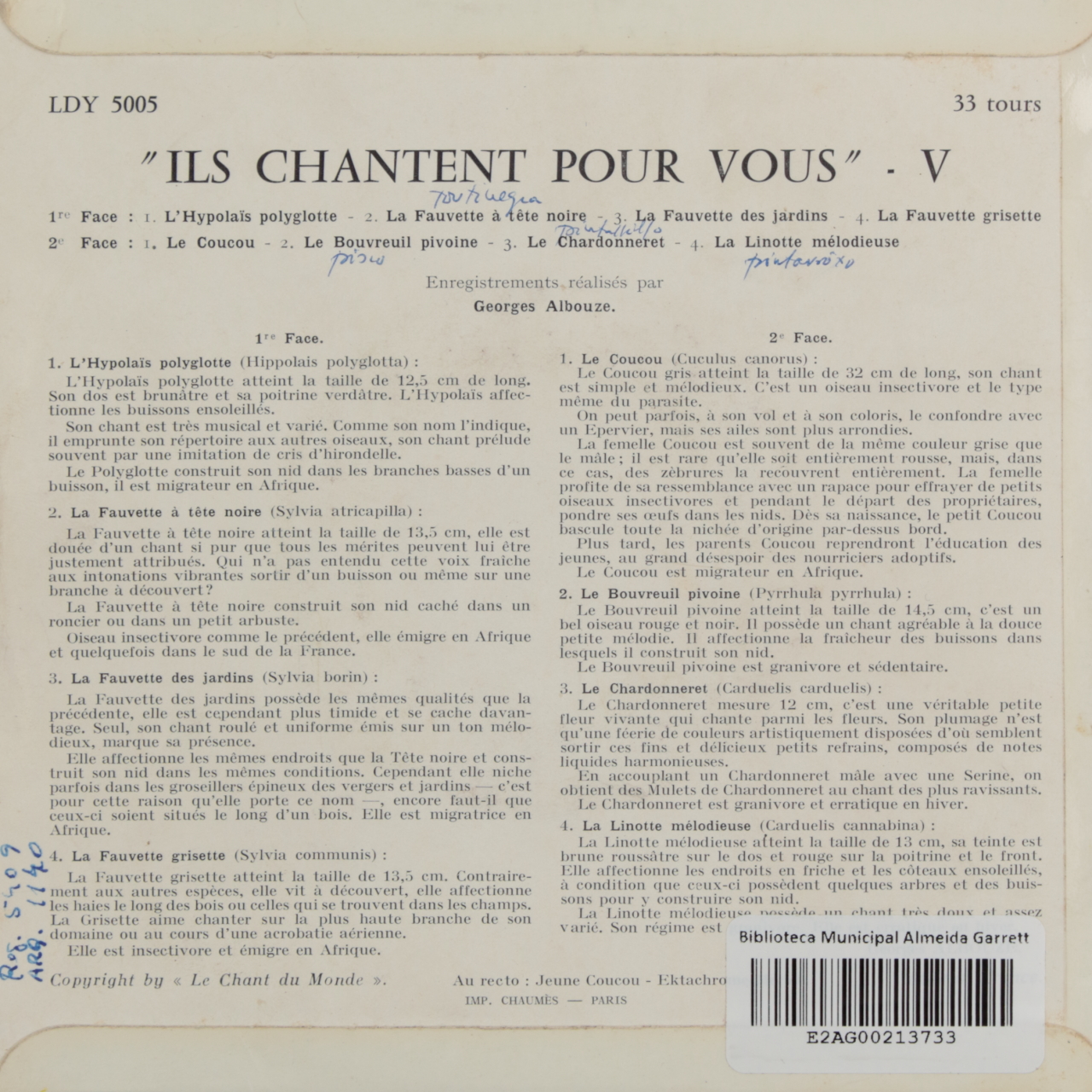Ils chantent pour vous V