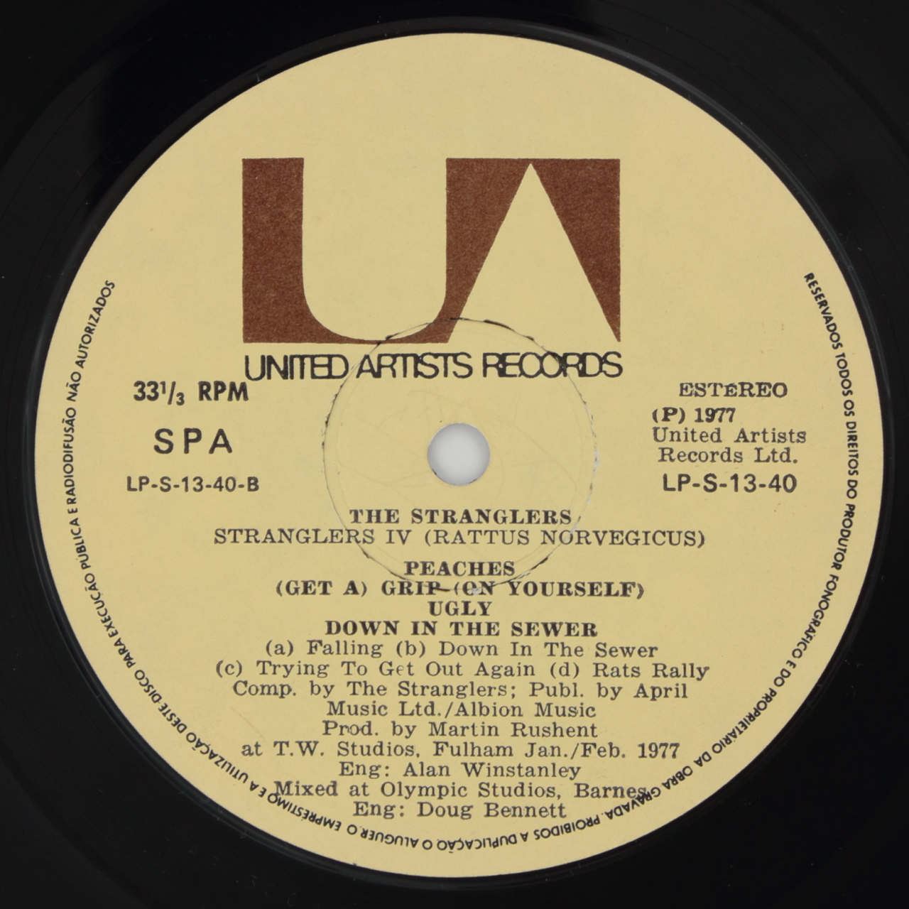 Stranglers IV - Rattus Norvegicus