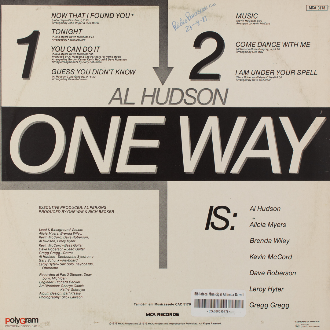 One Way Featuring Al Hudson