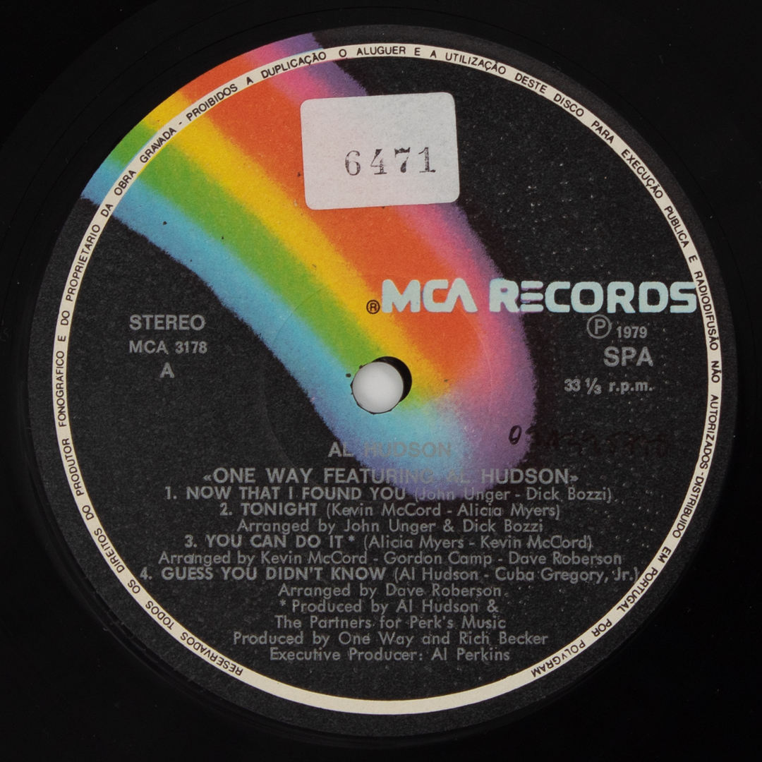 One Way Featuring Al Hudson