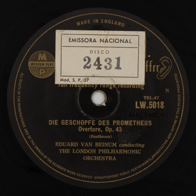 Beethoven: Die Geschoppe des Prometheus - Overture, Op. 43/Fidelio - Overture, Op. 72B