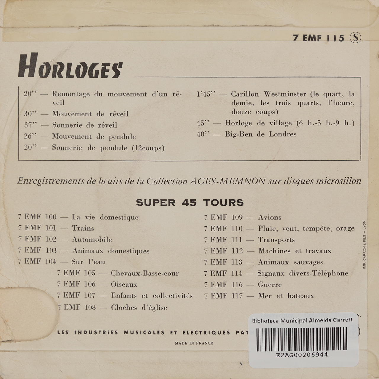 Horloges