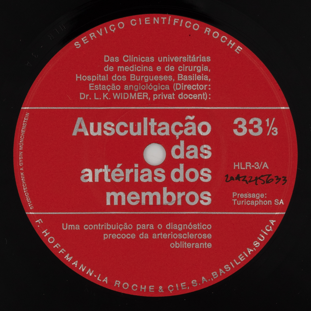 Auscultação das artérias dos membros