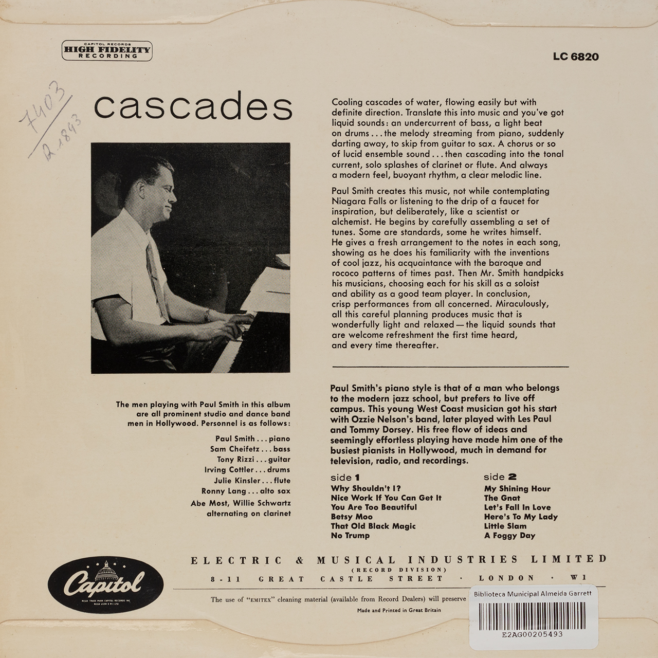 Cascades: New Liquid Sounds