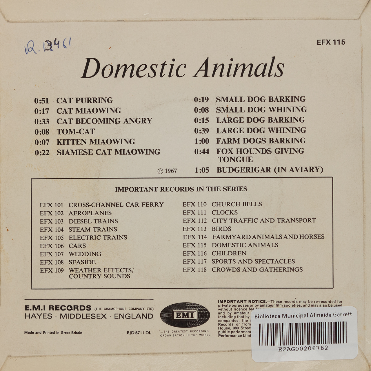 Domestic Animals