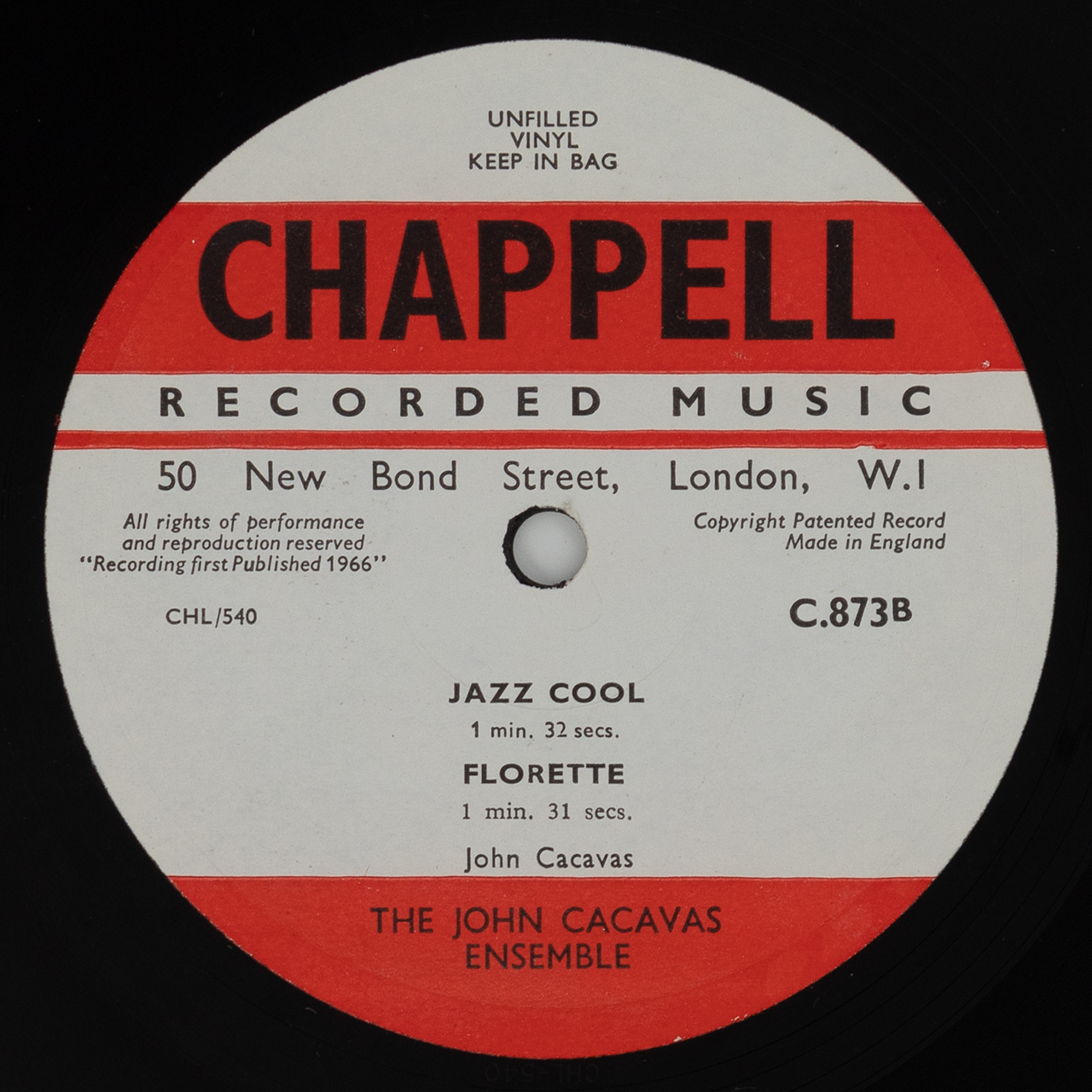 Dance of Mykonos / Jennys Theme / Jazz Cool / Florette