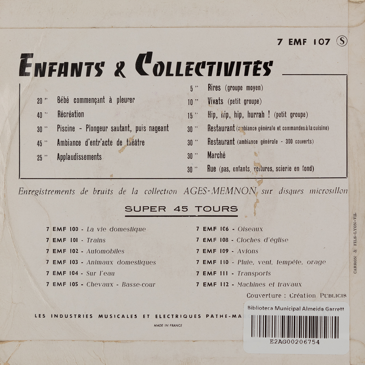 Enfants et collectivités